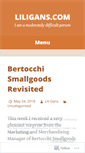 Mobile Screenshot of liligans.com